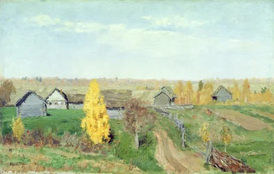 Golden Autumn in the Village